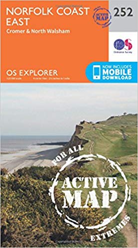Ordnance Survey - Norfolk Coast East : 252 - New Sheet map