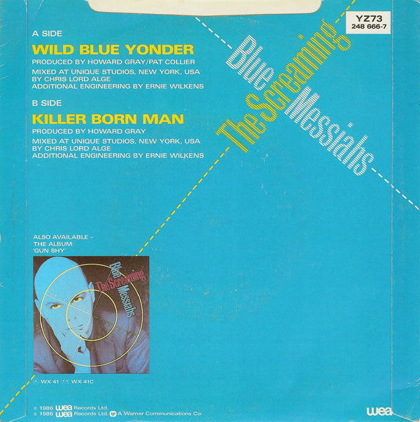 Screaming Blue Messi - Wild Blue Yonder - Used Vinyl Record 7"