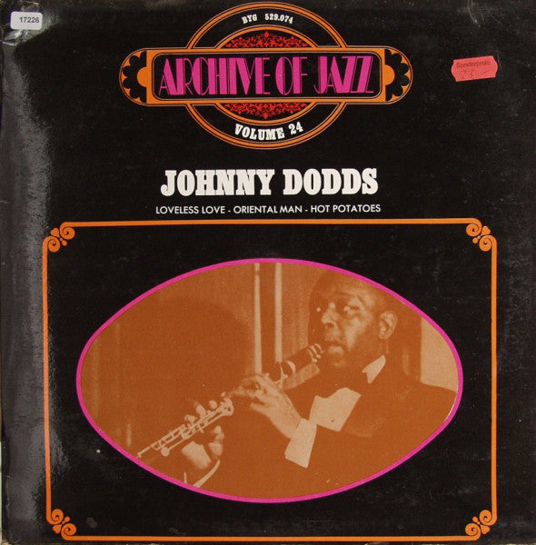 Johnny Dodds - Archive Of Jazz Volume 24 - Used Vinyl Record