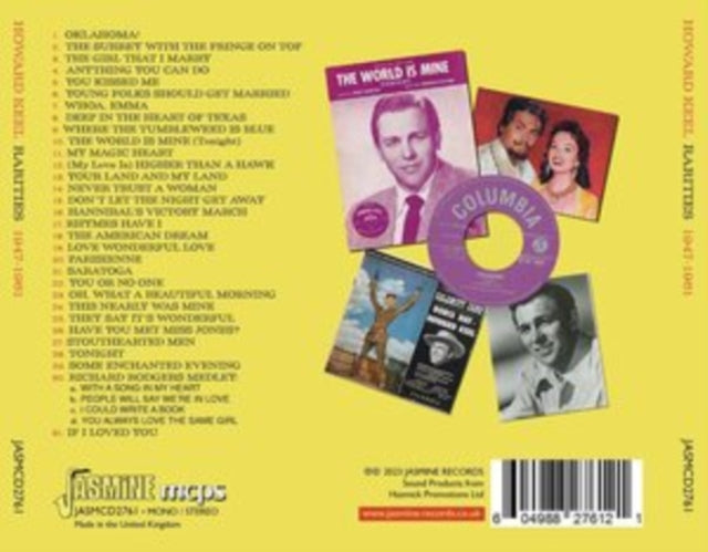 Howard Keel - Rarities 1947 - 1961 CD - CD