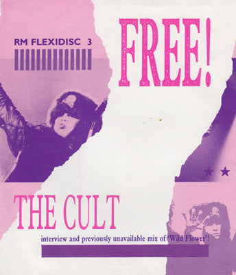 Cult - Interview / Wild Flower - Used Vinyl Record Flexi-dis
