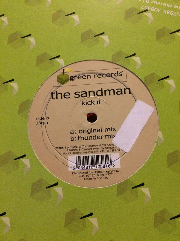Sandman - Kick It - Used Vinyl Record 12"