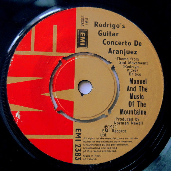 Manuel And His Music - Rodrigo's Guitar Concerto De Aranjuez - Used V
