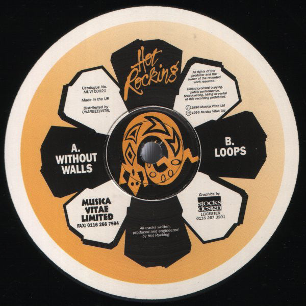 Hot Rocking - Without Walls / Loops - Used Vinyl Record 12"