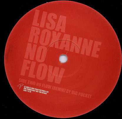 Lisa Roxanne - No Flow - Used Vinyl Record 12"