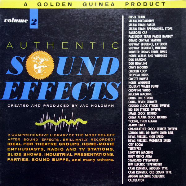 Jac Holzman - Authentic Sound Effects Volume 2 - Used Vinyl Record