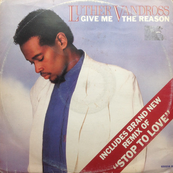 Luther Vandross - Give Me The Reason - Used Vinyl Record 12"