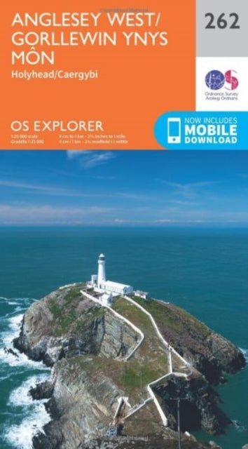 Ordnance Survey - Anglesey West : 262 - Sheet map