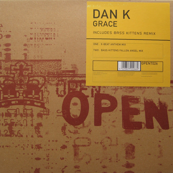 Dan K - Grace - Used Vinyl Record 12"