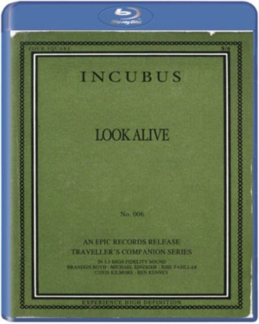 INCUBUS - LOOK ALIVE - BLURAY - BLUR