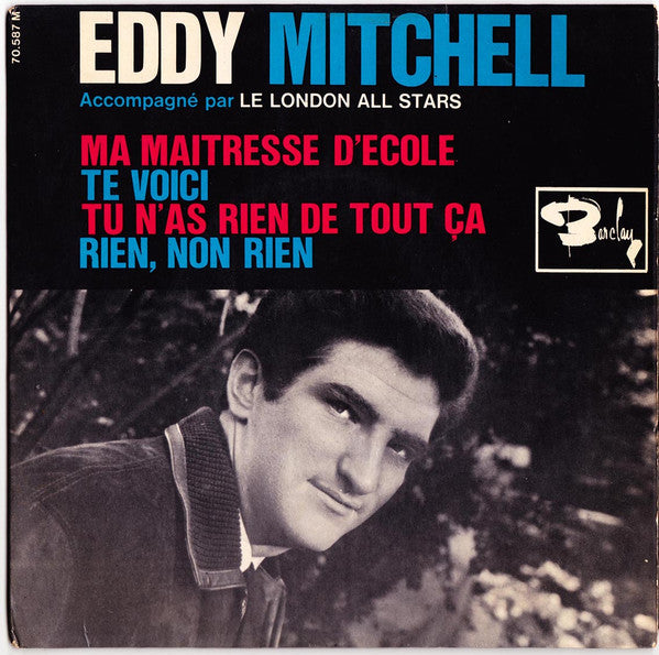 Eddy Mitchell - Ma Maitresse D'ecole - Used Vinyl Record 7"