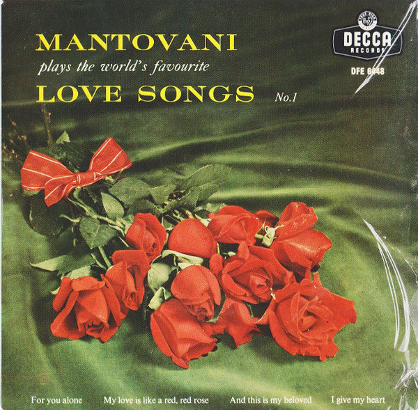 Mantovani - Plays The World's Favourite Love Songs No.1 - Used Vinyl