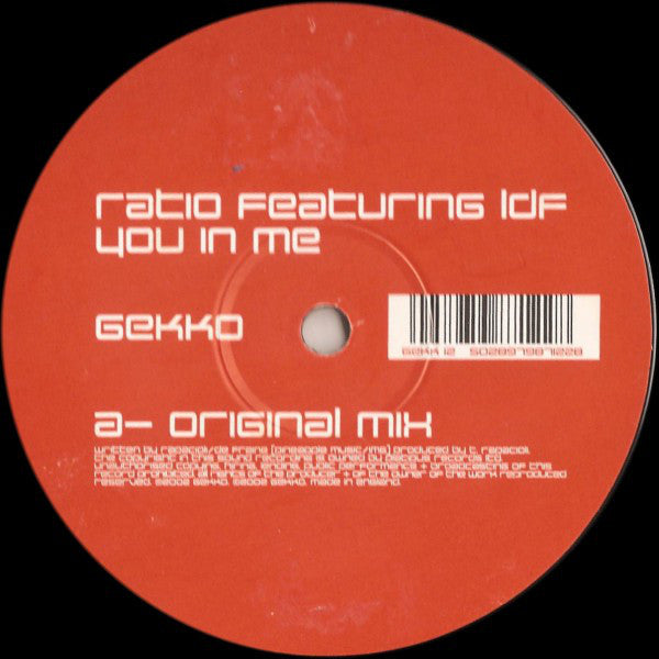 Ratio - You In Me - Used Vinyl Record 12"