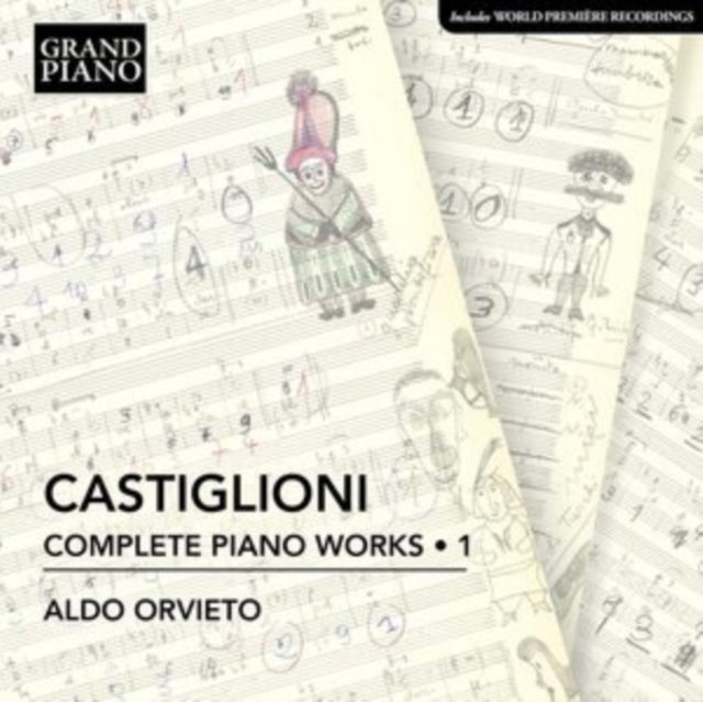 CASTIGLIONI / ORVIET - COMPLETE PIANO WORKS 1 - CD