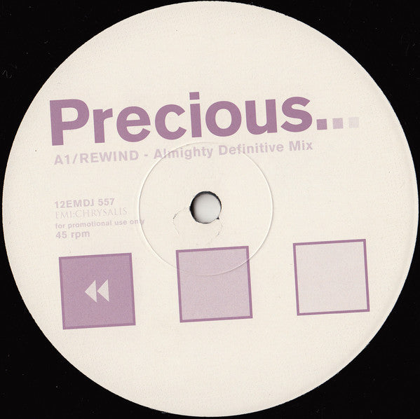 Precious - Rewind - Used Vinyl Record 12"