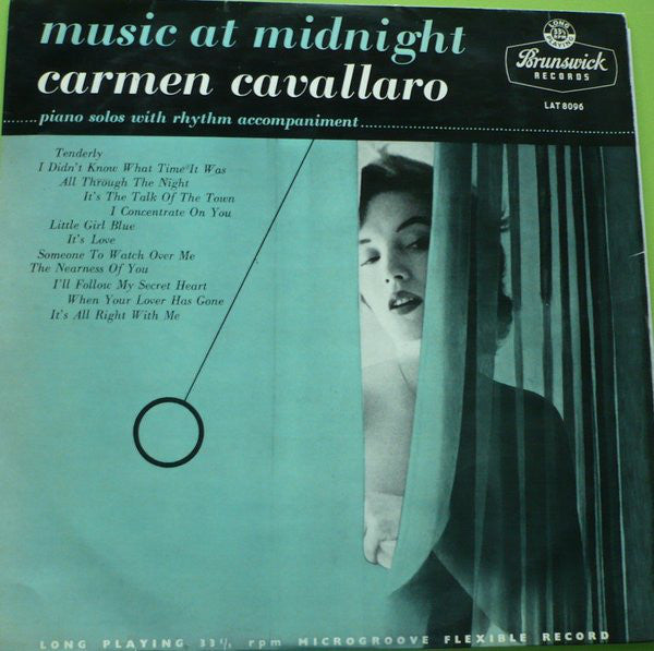 Carmen Cavallaro - Music At Midnight - Used Vinyl Record