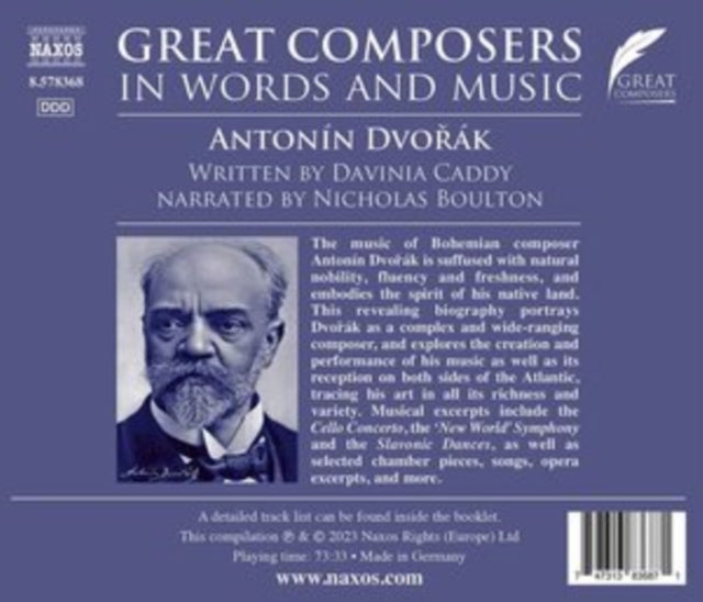 NICHOLAS BOULTON; DA - GREAT COMPOSERS IN WORDS AND M - CD