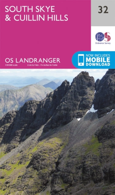 Ordnance Survey - South Skye & Cuillin Hills : 032 - New Sheet map