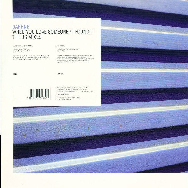 Daphne - When You Love Someone / I Found It (The US Mixes) - Used Vin