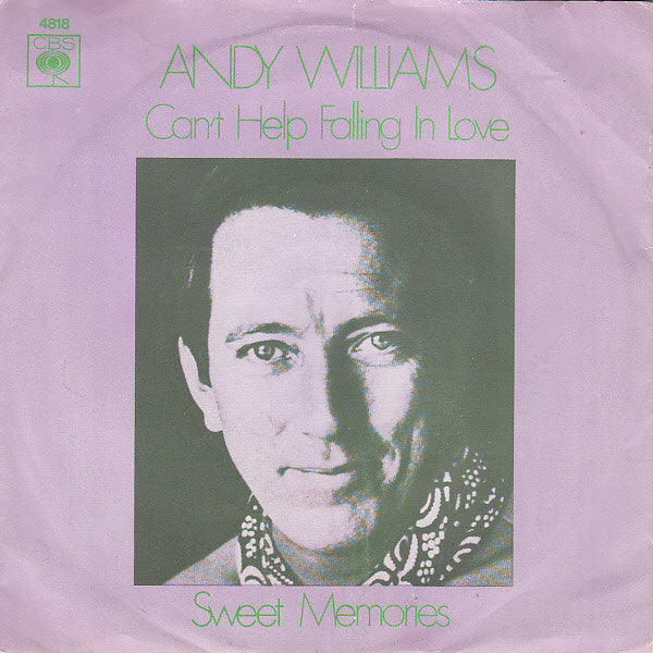 Andy Williams - Can't Help Falling In Love - Used Vinyl Record 7"