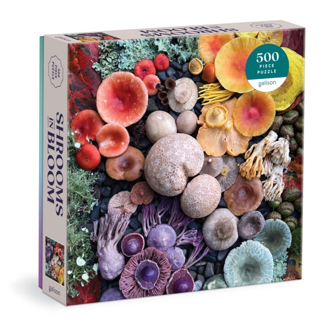Galison - Shrooms in Bloom 500 Piece Puzzle - New Jigsaw Puzzle