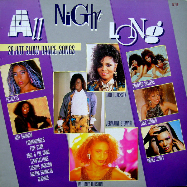 Various - All Night Long - 28 Hot Slow Dance Songs - Used Vinyl Reco
