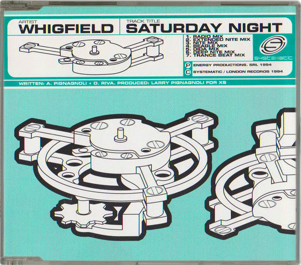 Whigfield - Saturday Night - Used CD