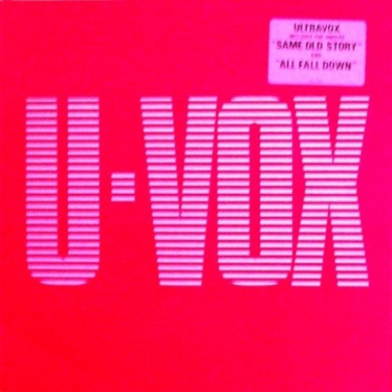 Ultravox - U-VOX - Used Vinyl Record