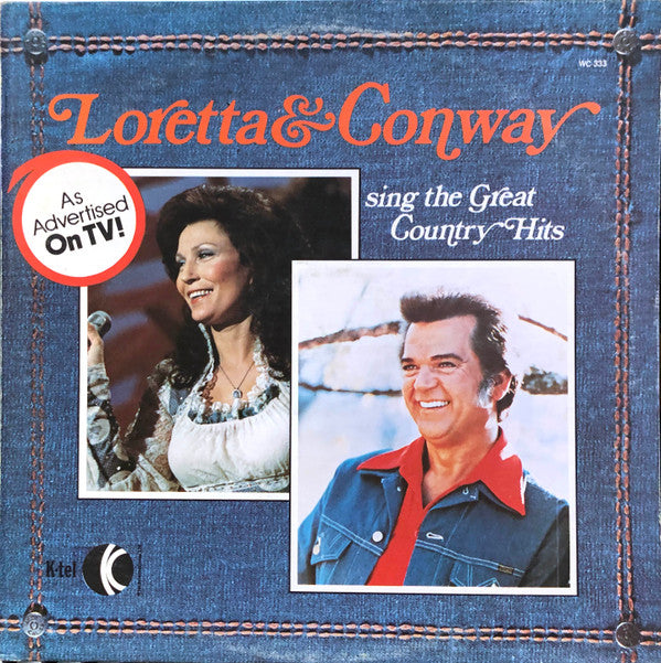 Conway Twitty & Lore - Sing The Great Country Hits - Used Vinyl Recor