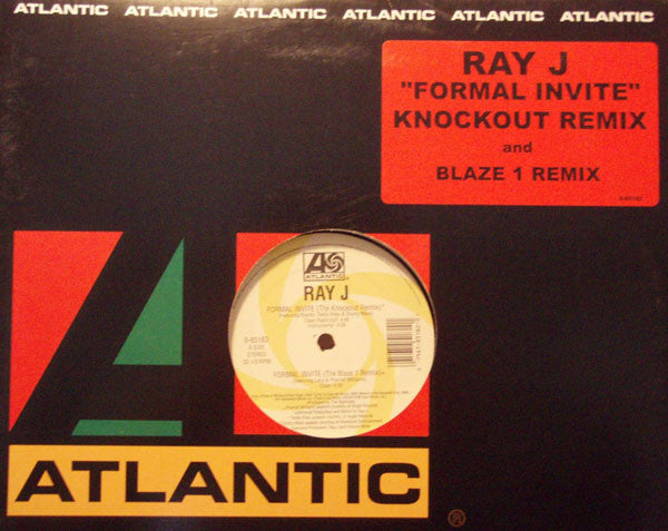 Ray J - Formal Invite - Used Vinyl Record 12"