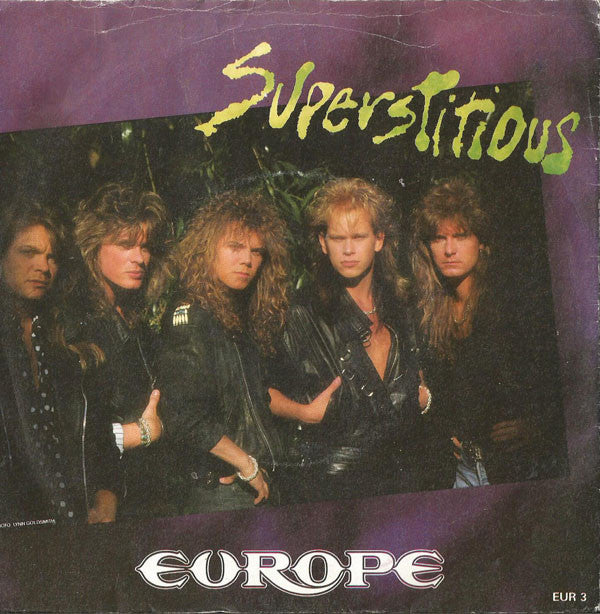 Europe - Superstitious - Used Vinyl Record 7"