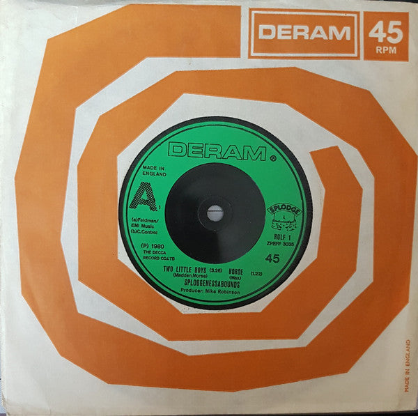 Splodgenessabounds - Two Little Boys - Used Vinyl Record 7"