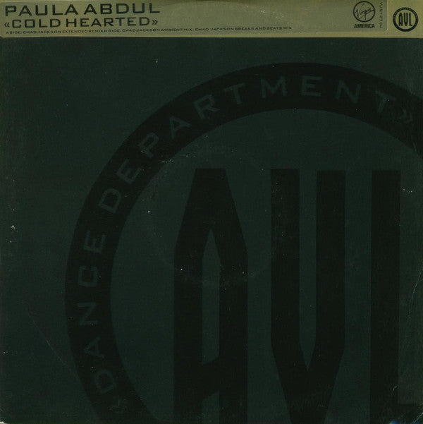 Paula Abdul - Cold Hearted - Used Vinyl Record 12"