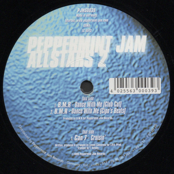 BMR - Peppermint Jam Allstars 2 - Used Vinyl Record 12"