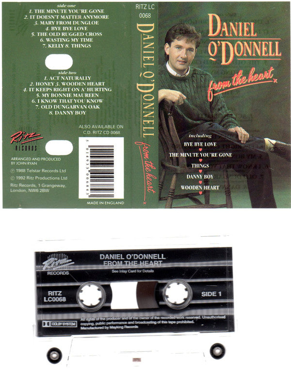 Daniel O'Donnell - From The Heart - Used Cassette