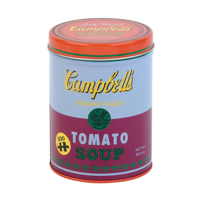 Mudpuppy - Andy Warhol Soup Can Red Violet 300 Piece Puzzle - New Jigs