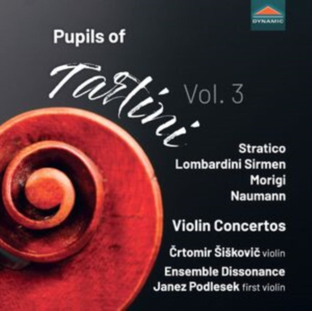 SISKOVIC/ENSEMBLE DI - PUPILS OF TARTINI VOL 3 - CD