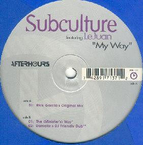 Subculture - My Way - Used Vinyl Record 12"