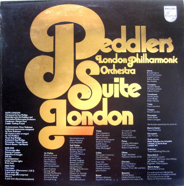 Peddlers - Suite London - Used Vinyl Record