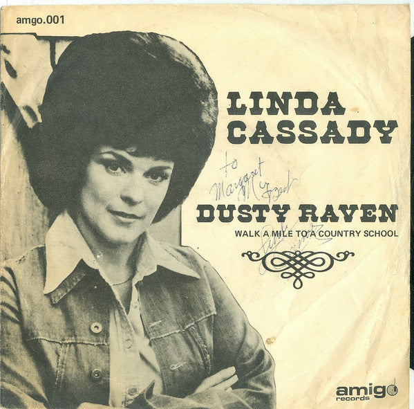 Linda Cassady - Dusty Raven - Used Vinyl Record 7"