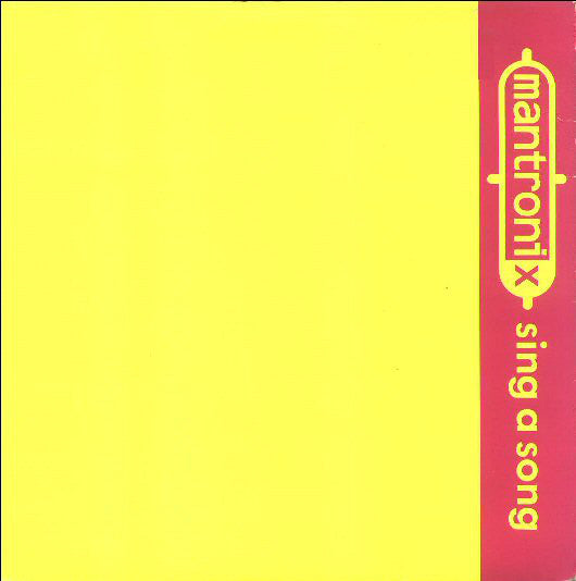 Mantronix - Sing A Song - Used Vinyl Record 7"