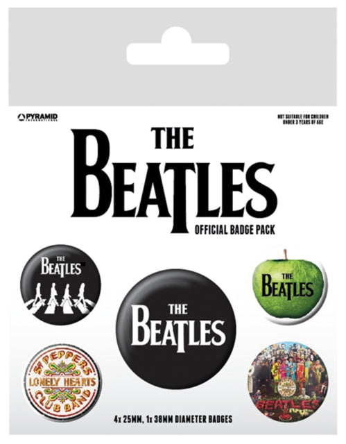 Beatles - Button Badge Set WT - Badges