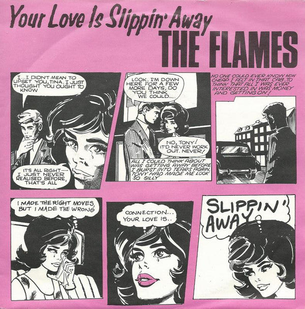 Flames - Your Love Is Slippin Away - Used Vinyl Record 7"