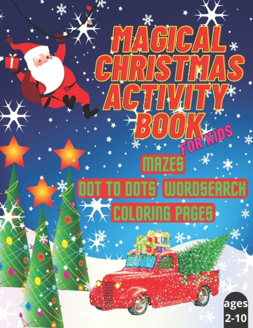 Jar - Magical Christmas Activity Book for Kids Xmas Activity Workboo