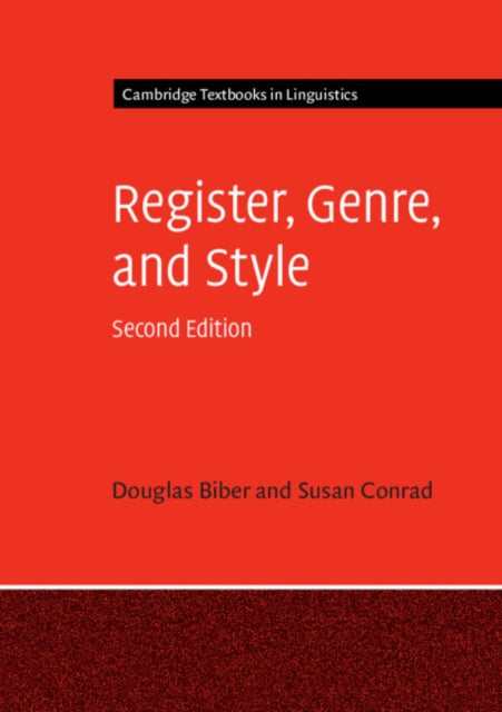 Susan Conrad - Register, Genre, and Style - Paperback