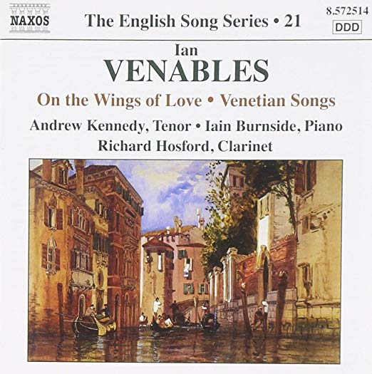 Ian Venables - On The Wings Of Love - Venetian Songs - CD