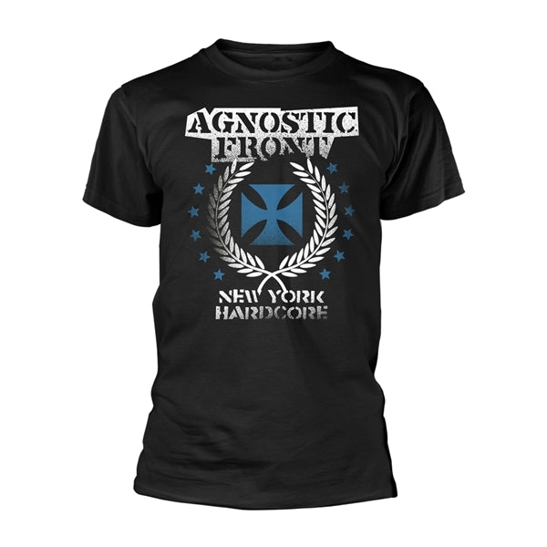 AGNOSTIC FRONT - BLUE IRON CROSS - tshirt - Size L - New T Shirt