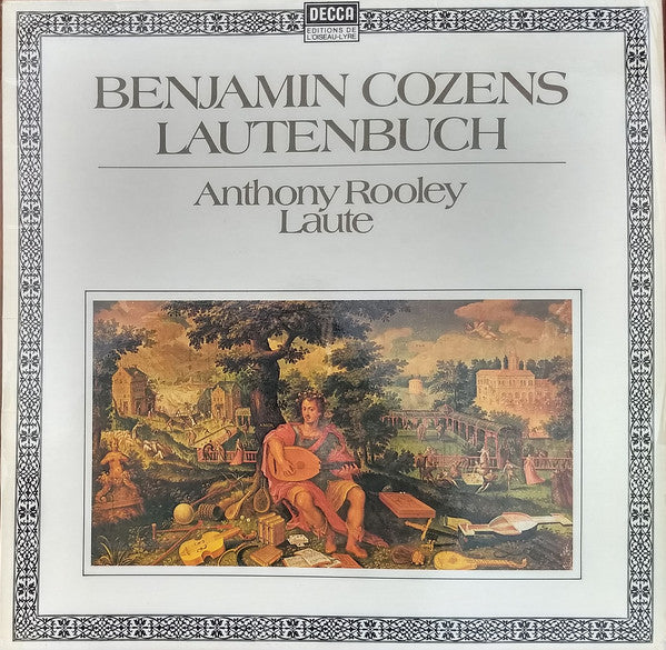 Anthony Rooley - Benjamin Cozens Lautenbuch - Used Vinyl Record
