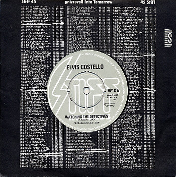 Elvis Costello - Watching The Detectives - Used Vinyl Record 7"