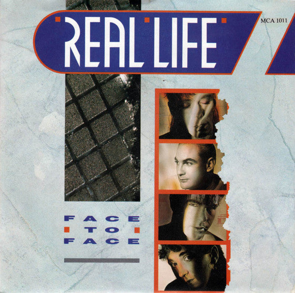 Real Life - Face To Face - Used Vinyl Record 7"